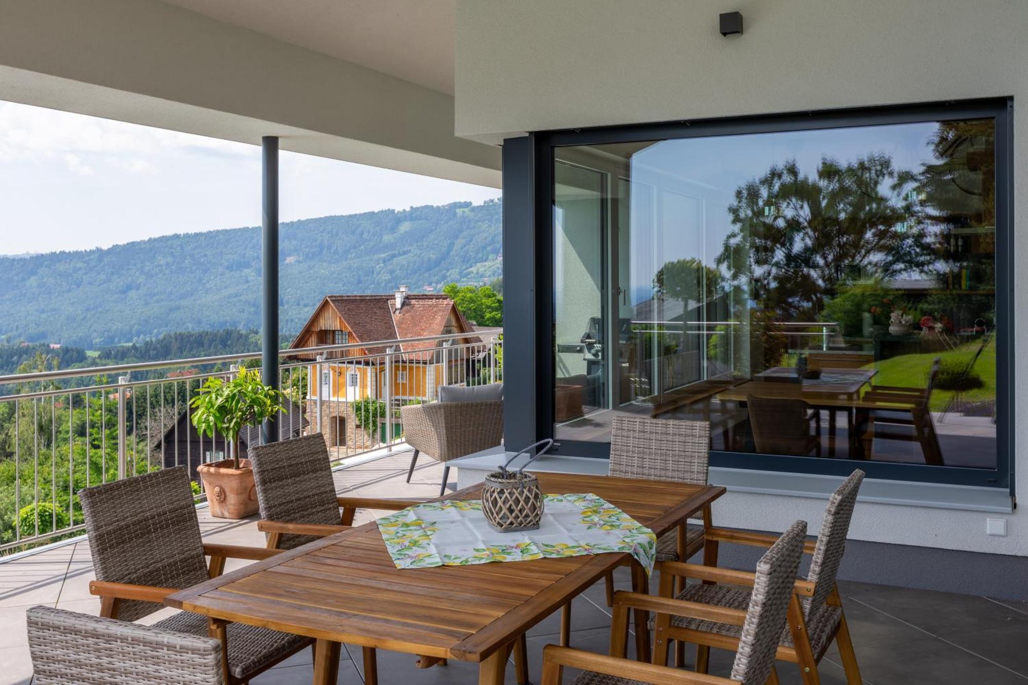 Greim15 --- Ganzes Ferienhaus Mit Fernsicht, Pool, Wellness Deutschlandsberg Exterior foto